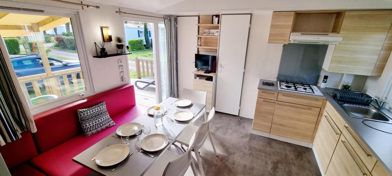Mobil-Home 6 Personnes - Bretagne - Piscine - Plage Trégunc المظهر الخارجي الصورة
