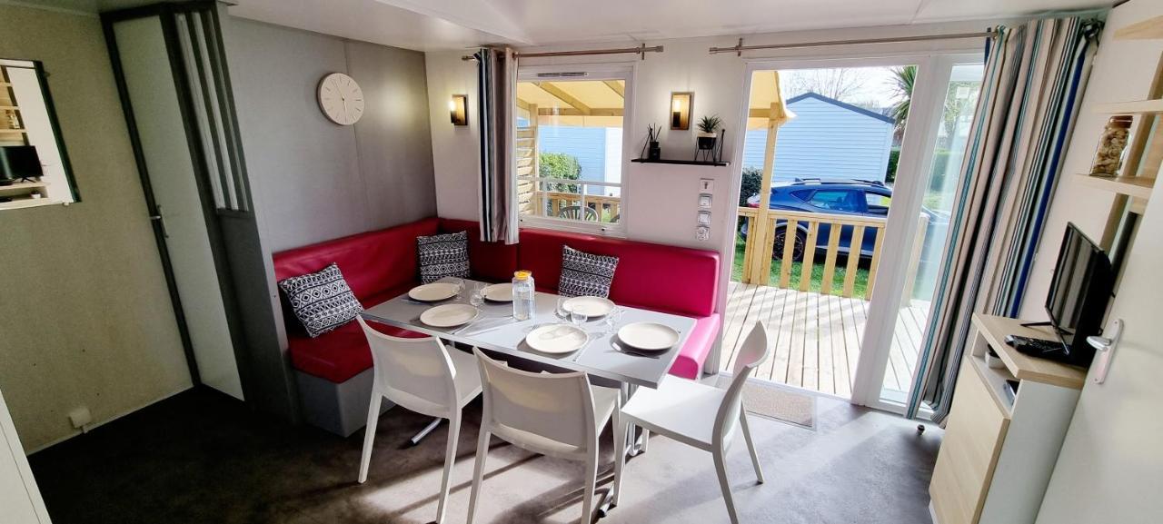 Mobil-Home 6 Personnes - Bretagne - Piscine - Plage Trégunc المظهر الخارجي الصورة